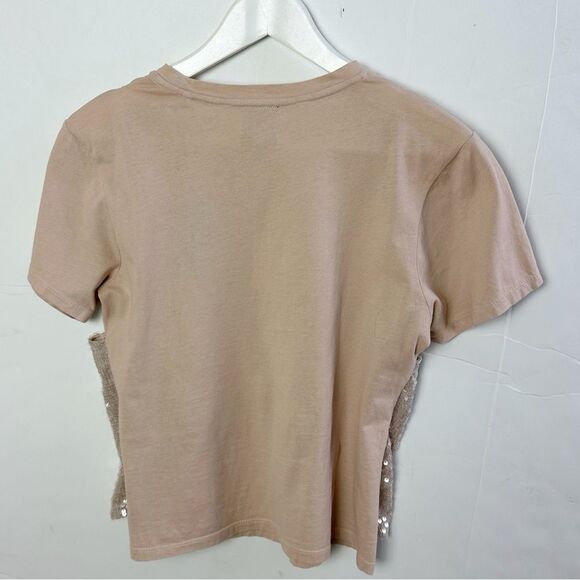 NWT Le Superbe Birdie Sequin Tee Size Large - Picture 8 of 9